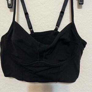 Black Lululemon sports bra size 4